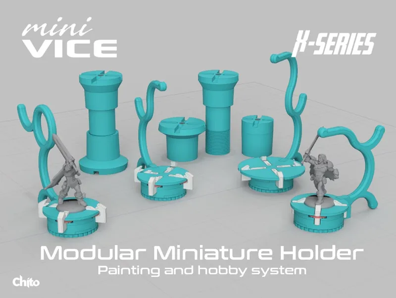 miniVICE X-Series - Modular mini painting handle