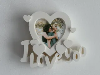 Valentine's Day "I Love You" Photo Frame