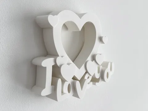 Valentine's Day "I Love You" Photo Frame view 4