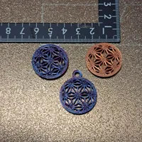 Mini Charm (25mm) –0.1mm layer, 2 walls, 15% infill