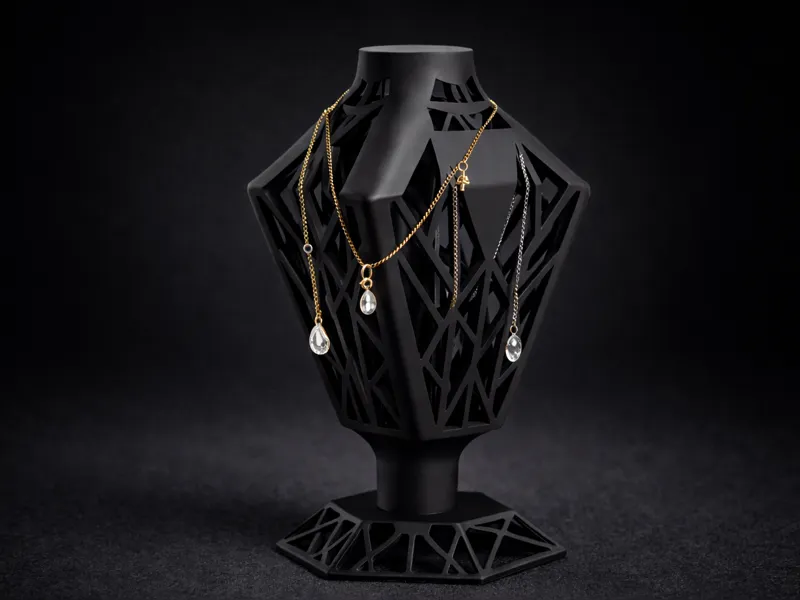Modern Geometric Jewelry Holder Necklace Organizer