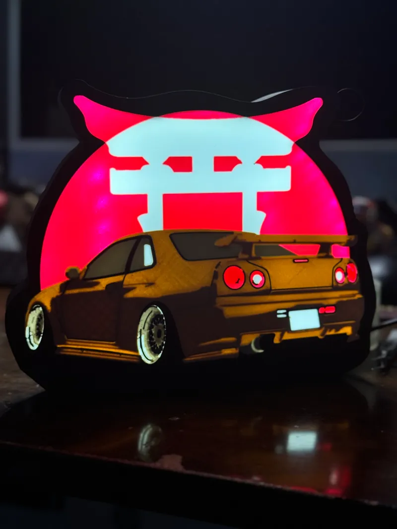 Skyline R34 LED Lightbox