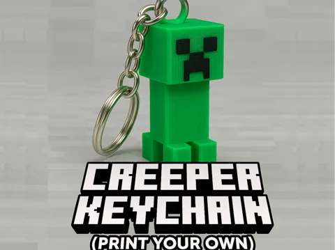 MINECRAFT CREEPER KEYCHAIN