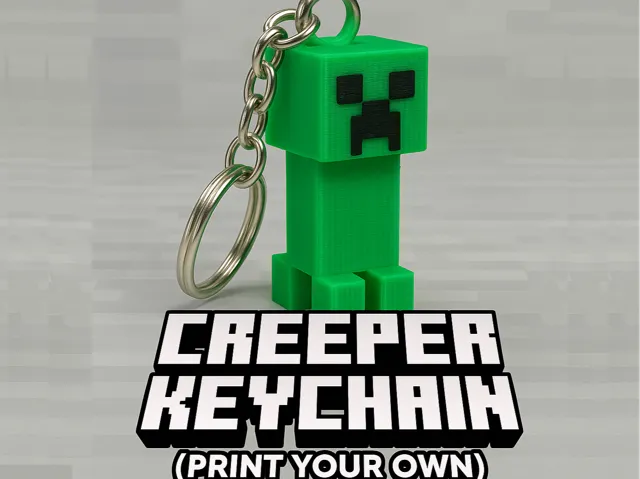 MINECRAFT CREEPER KEYCHAIN