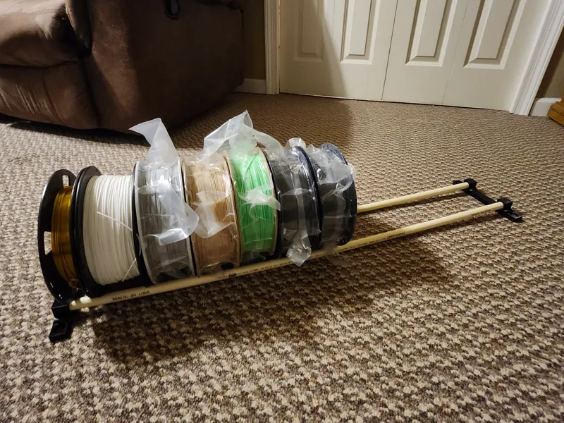 1/2" PVC Pipe Stackable Filament Holder