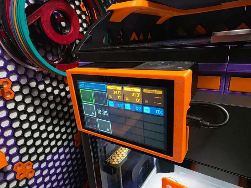 P1P/P1S xTouch 5 Screen Enclosure