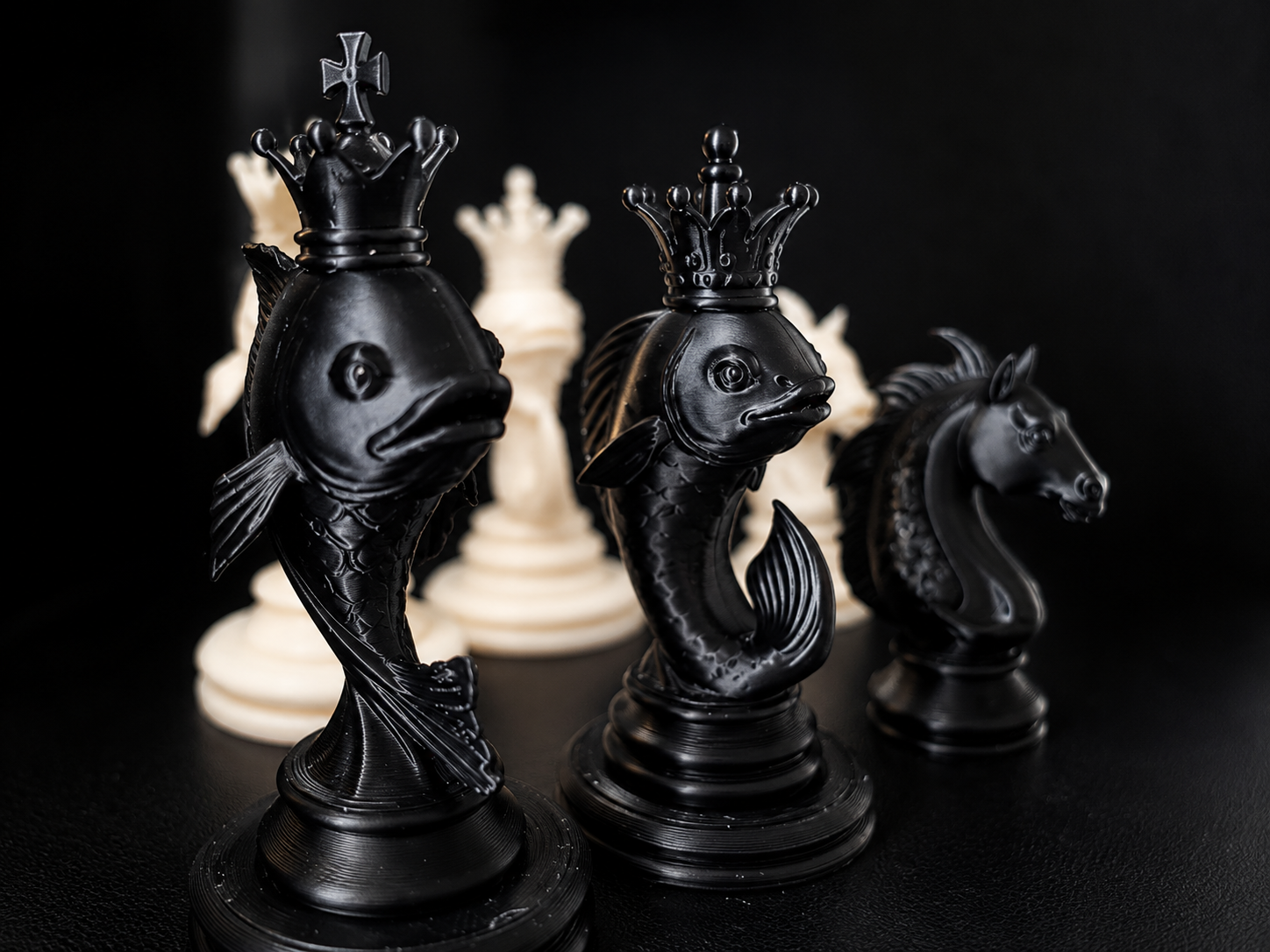 Fish Themed Chess Set