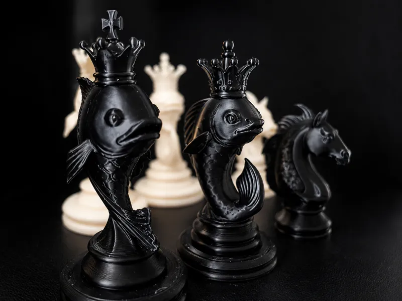 Fish Themed Chess Set