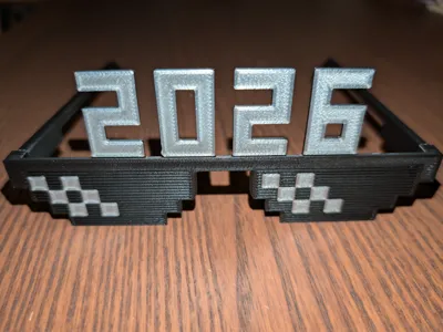 2026 New Year Glasses - Techy style