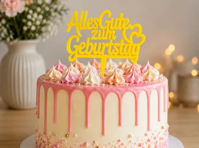 Happy Birthday Perfect for Cakes