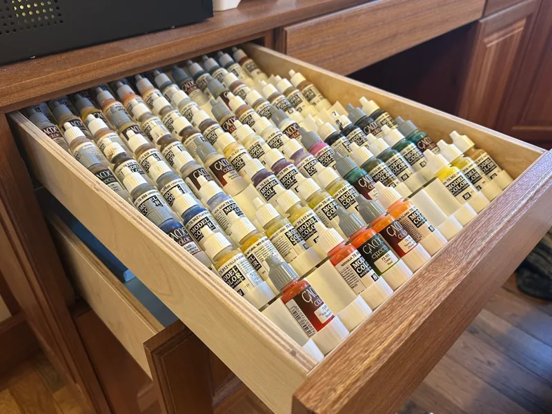 Modular Model Paint Rack System