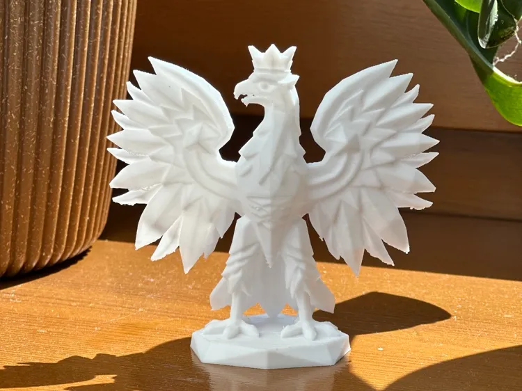 Low Poly Polish Eagle