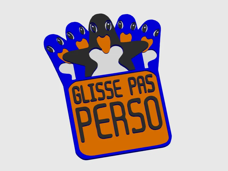 Glisse pas perso autocollant station de ski France
