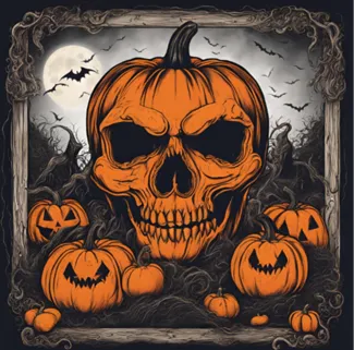 Halloween pumpkin Hueforge