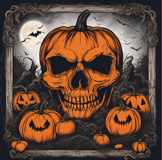 Halloween pumpkin Hueforge