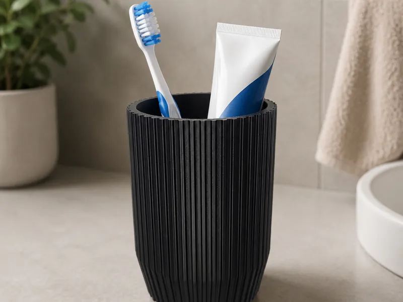Ribbed Cup | 3D Printable Cup with Grip Texture