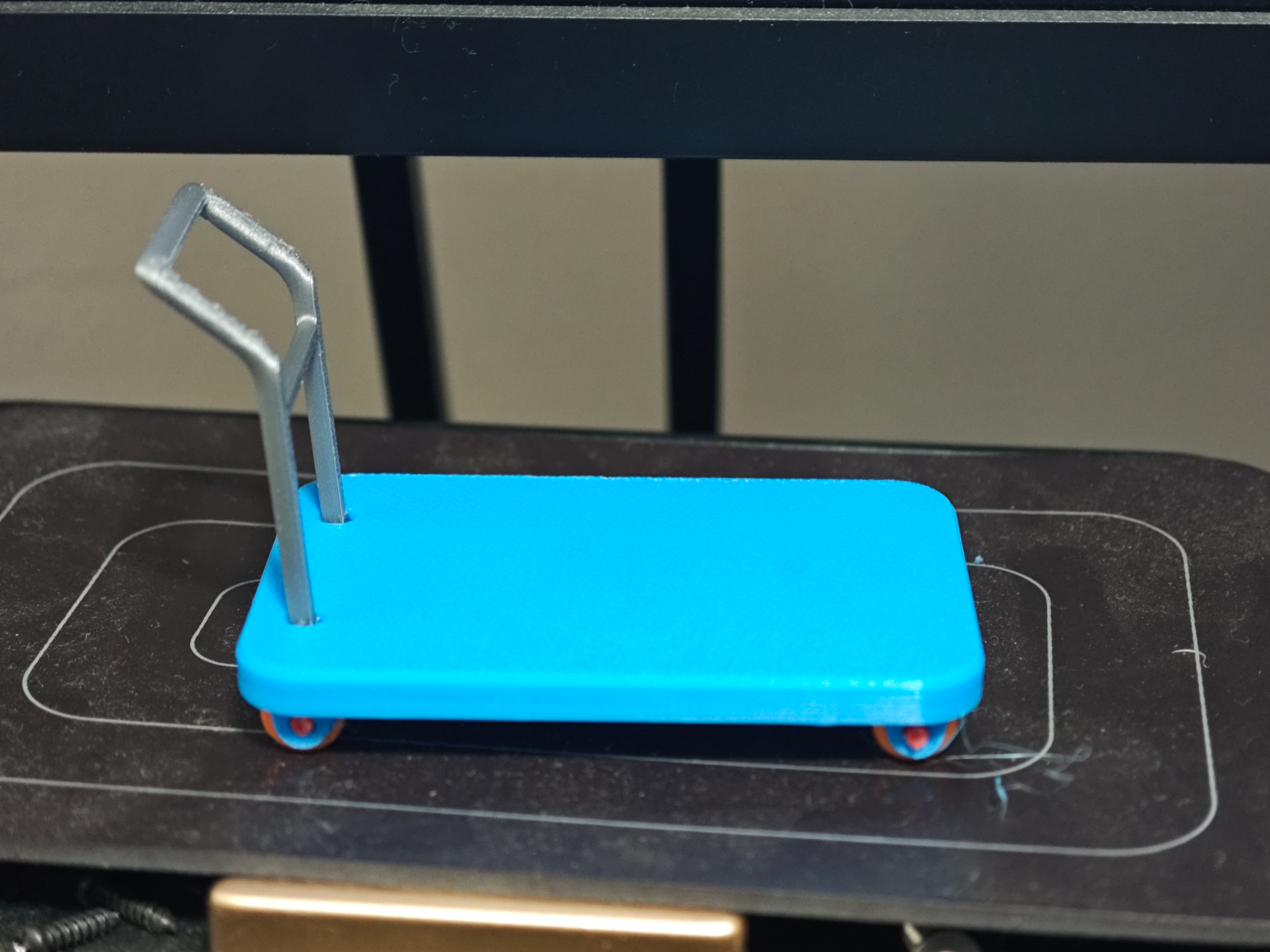 Miniatura 2 do modelo 3D 迷你世界——小推车