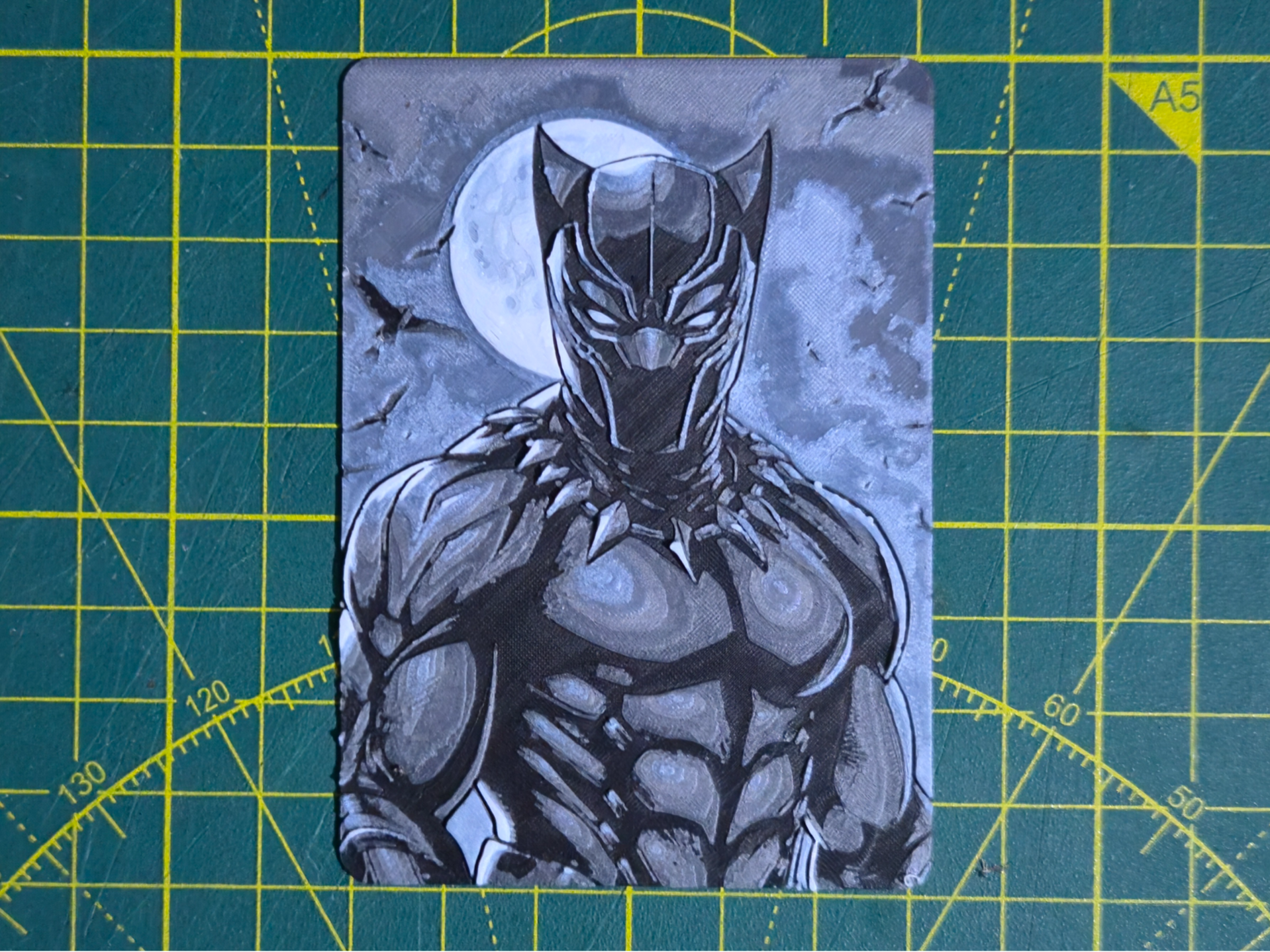 MTG Commander DeckBox Black Panther Inlay Hueforge - Free 3D Print