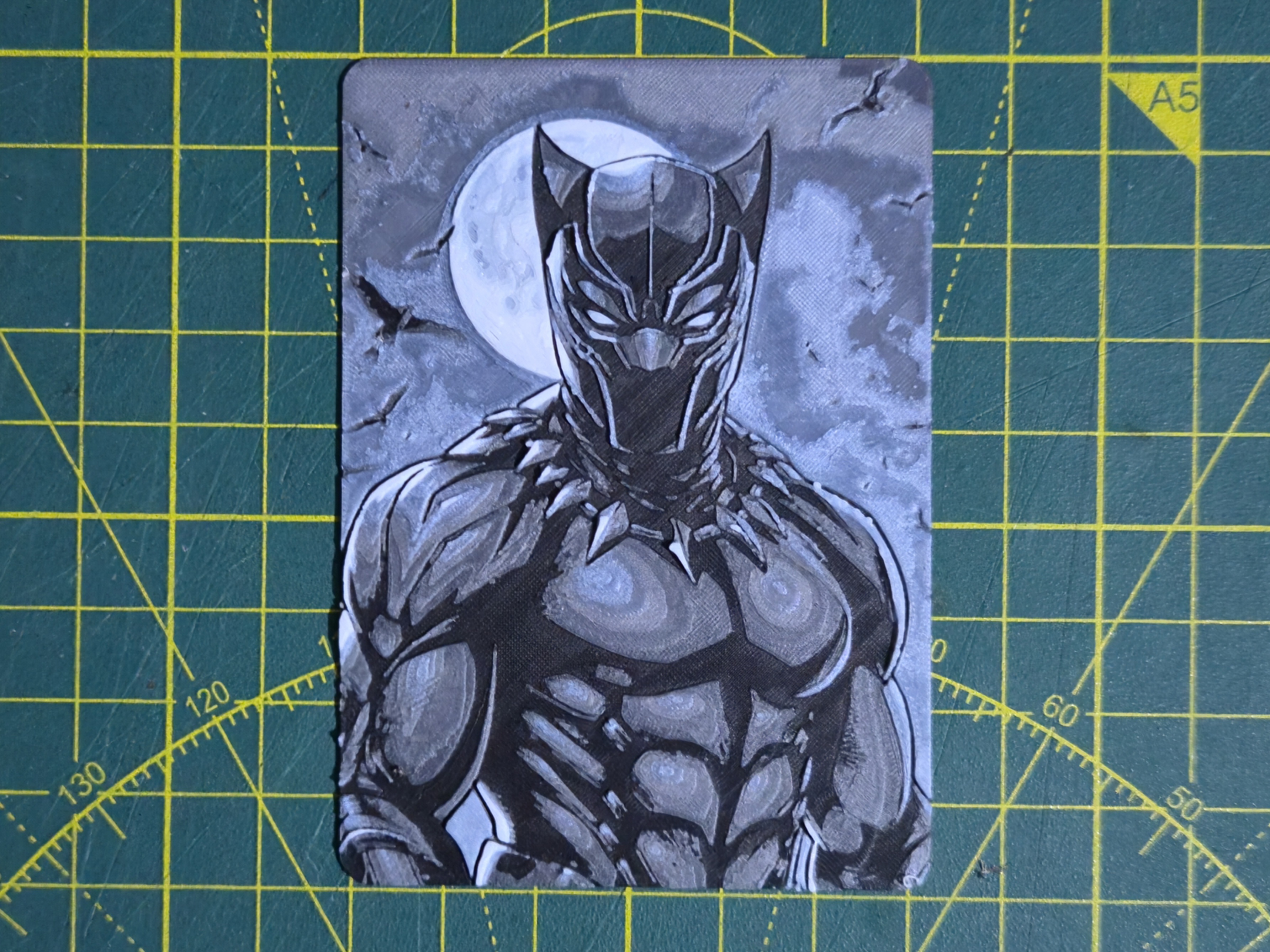MTG Commander DeckBox Black Panther Inlay Hueforge - Free 3D Print