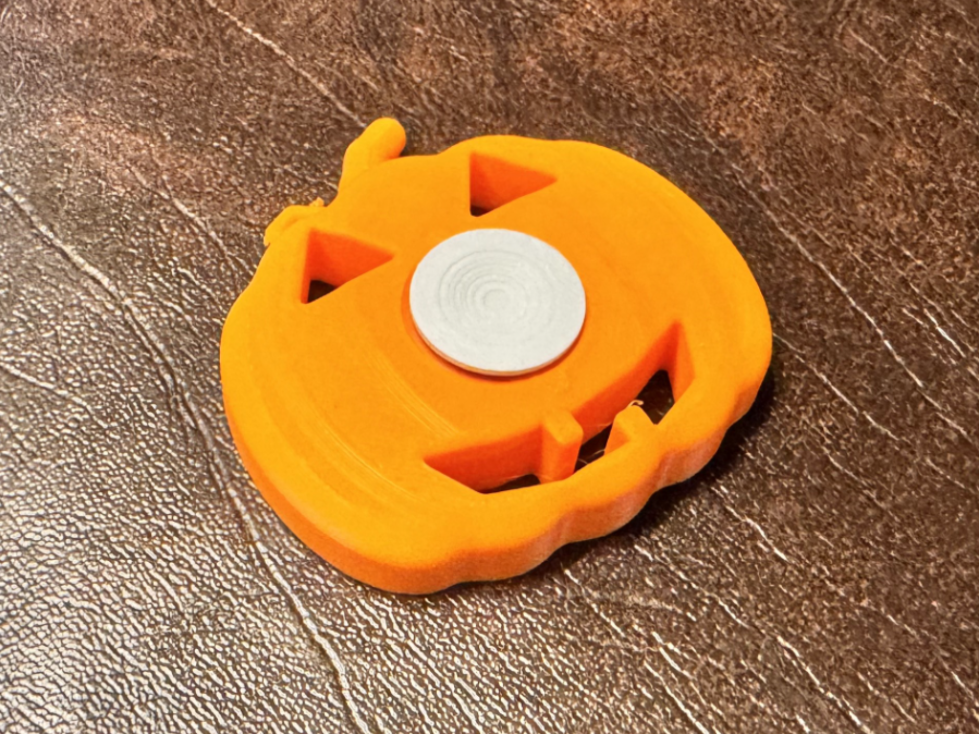 Jack-o'-Lantern Fidget Spinner – Print-in-Place 3D model