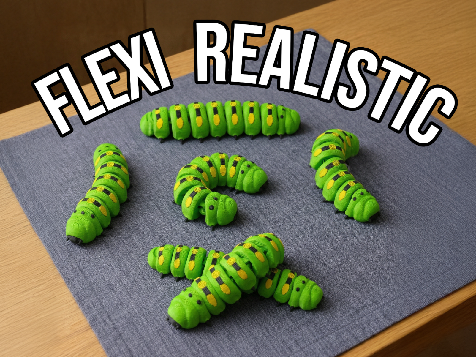 Realistic Flexi Caterpillar