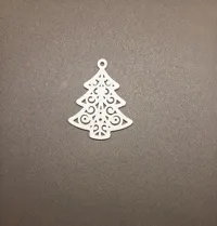 Set de breloques de Noël — arbre, chaussette, lune, étoile — photo 4