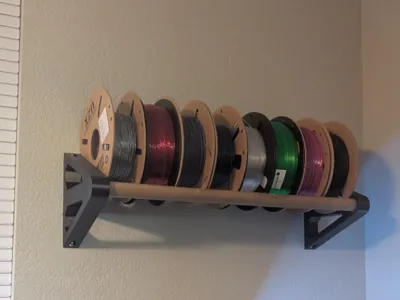 Filament wall storage - single 25mm dowel