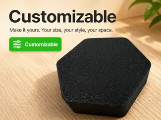 Hexagonal Parametric Box with Lid