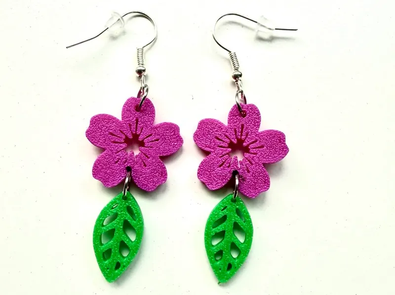 Pendientes flor de cerezo