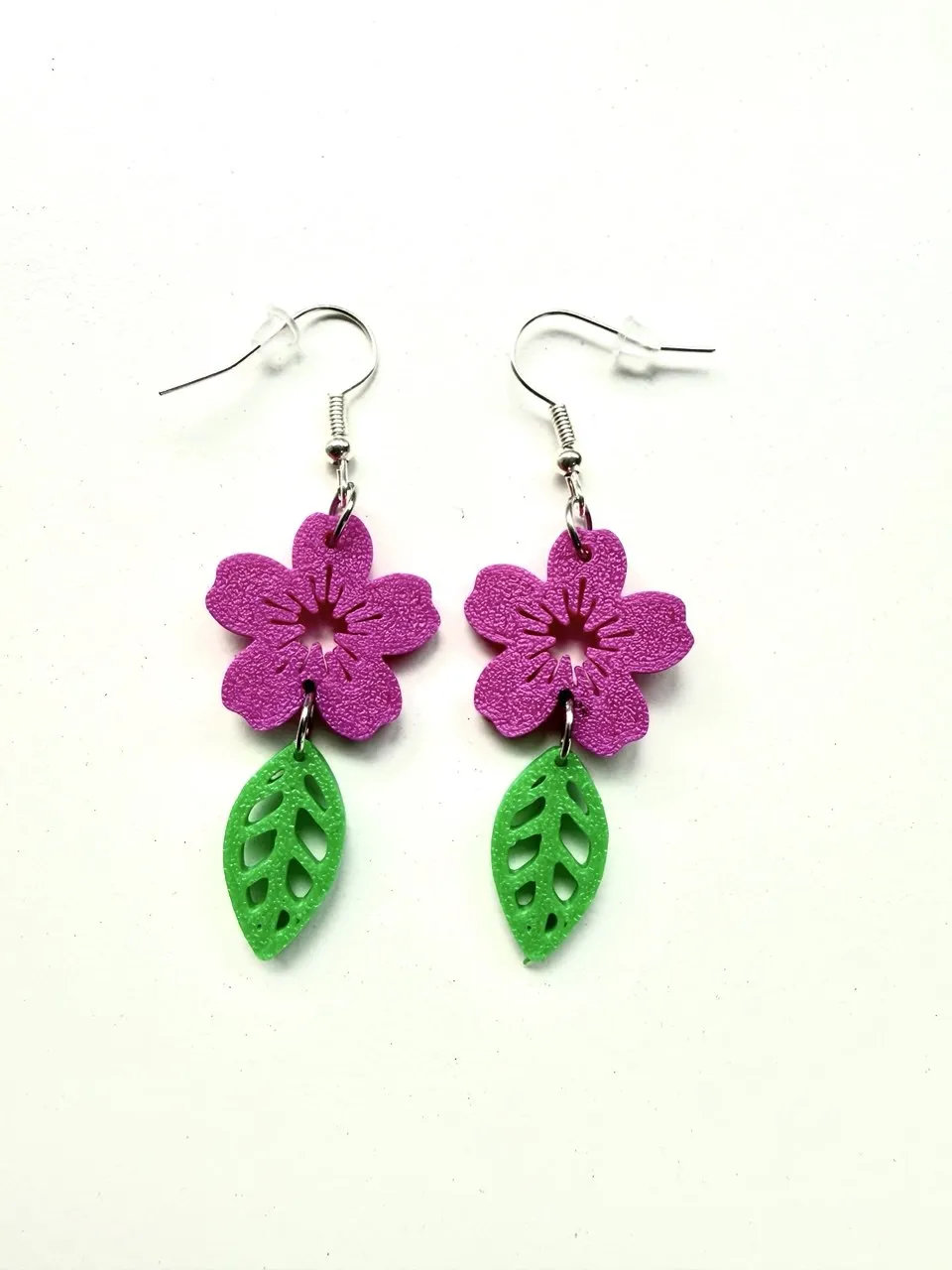 Pendientes flor de cerezo view 2