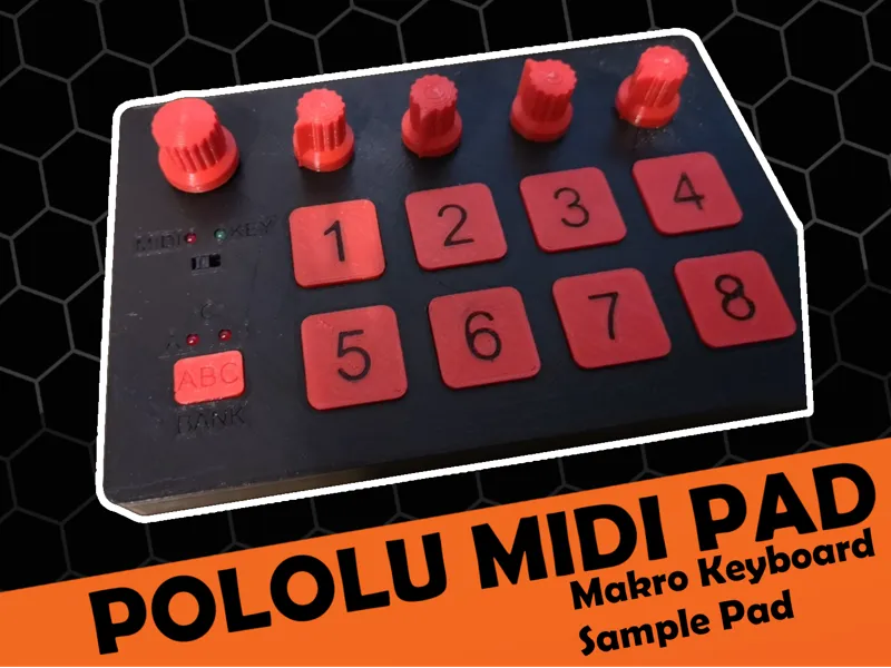 MIDI Pololu Makro Keyboard Sample Pad