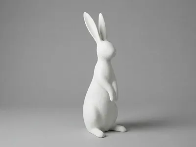Slim Standing Easter Bunny