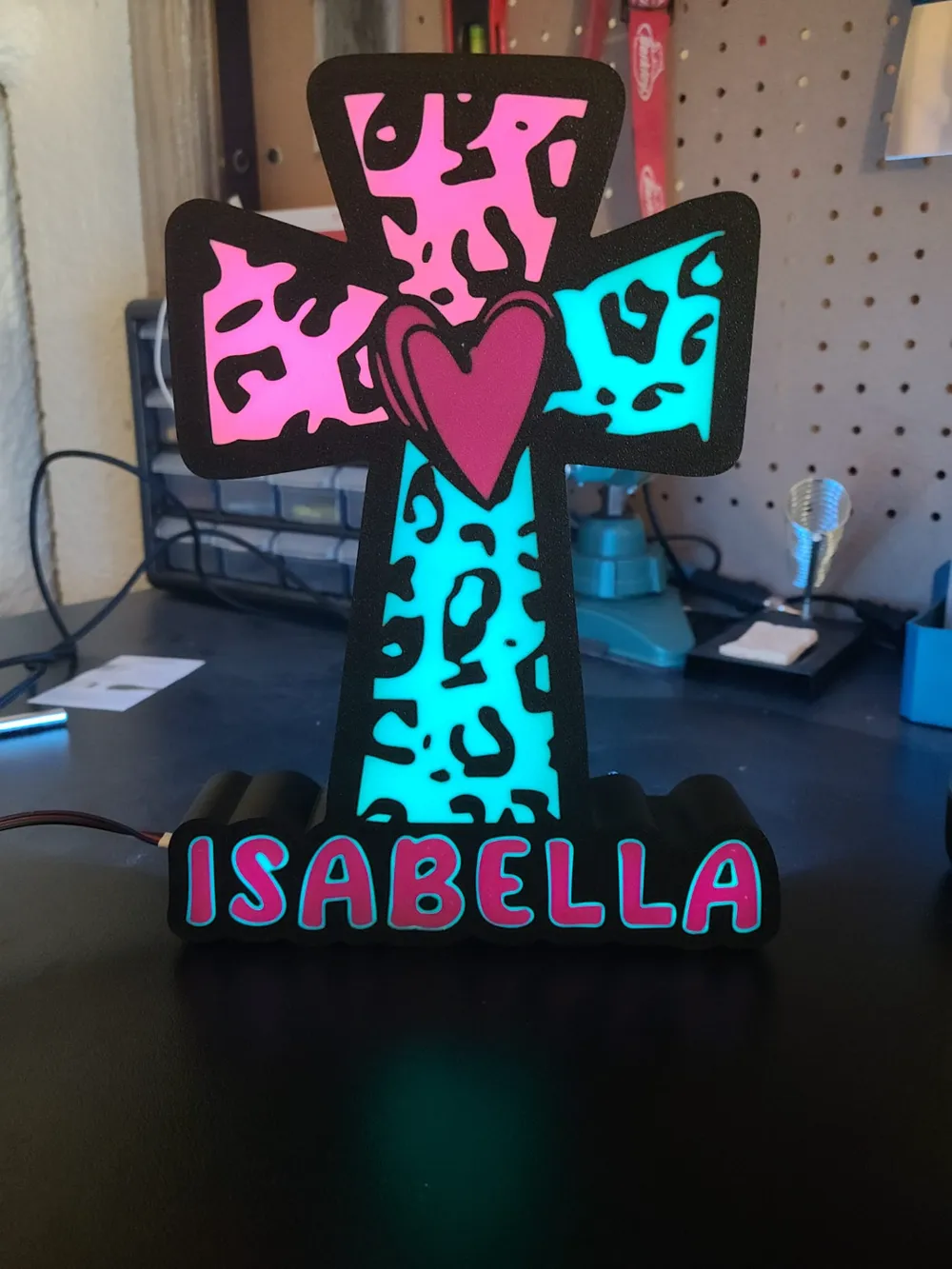 Isabella Cross lightbox by Britts Prints - MakerWorld