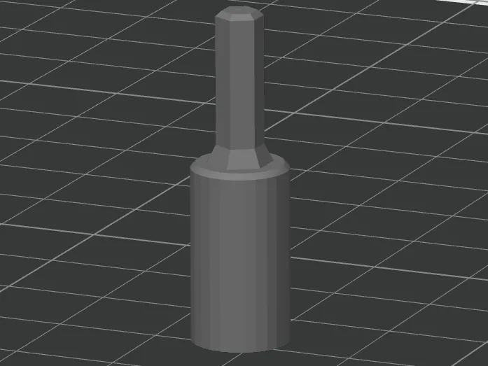 Adaptador de chave de 4mm para 1/4 de polegada
