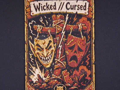 MTG Compatible Wicked/Cursed Token - Goblin Storm