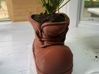 Boot Planter with Tray