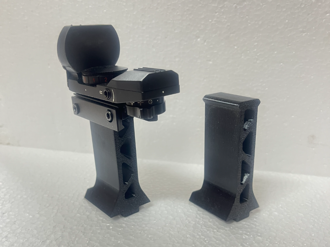 Red dot finderscope extender 70 and 80 mm