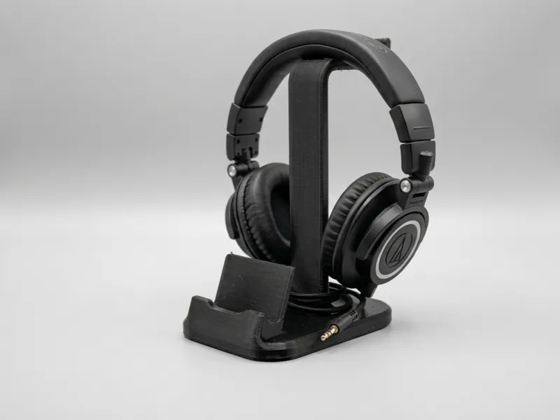 Headphone Holder Stand & Phone