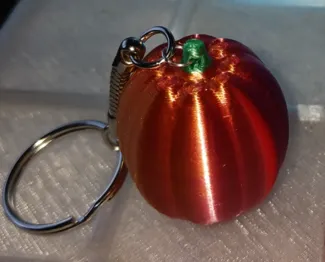 Pumpkin keychain