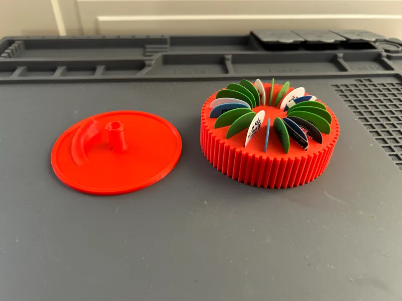 Guitar pick holder