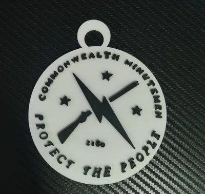 Minuteman Keychain