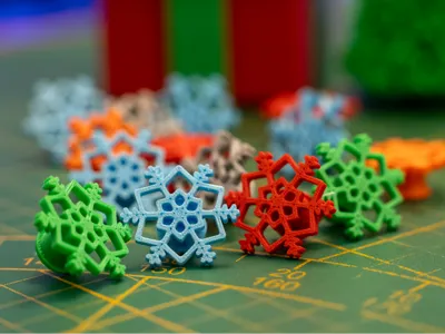 Universal Snowflake Decoration Model