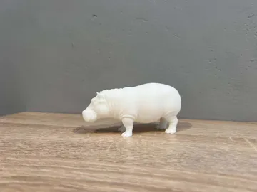 Modelo para impresión 3D: Hippopotamus - Animal - Africa — vista de referencia 4