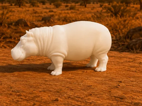 Modelo para impresión 3D: Hippopotamus - Animal - Africa — referencia de MakerWorld