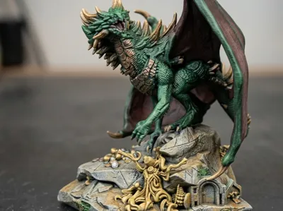 Dragon diorama