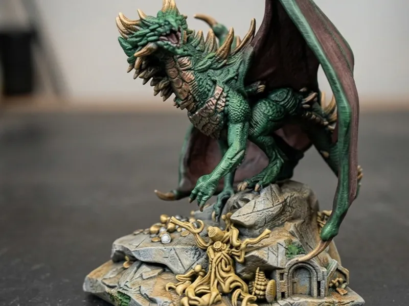Dragon diorama