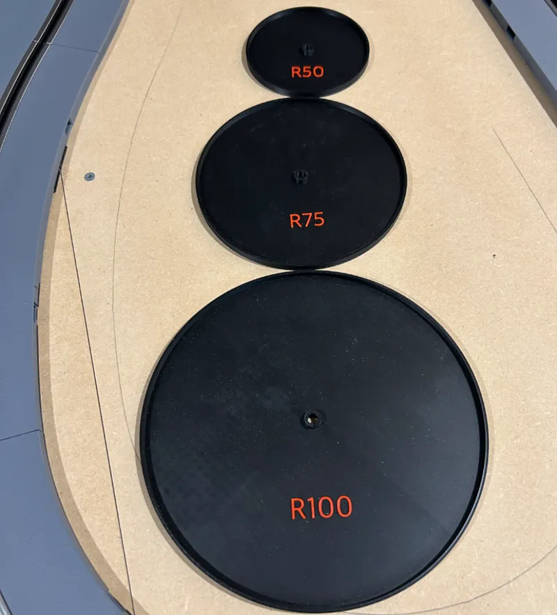 Slot Car Track Shoulder Marking Guides