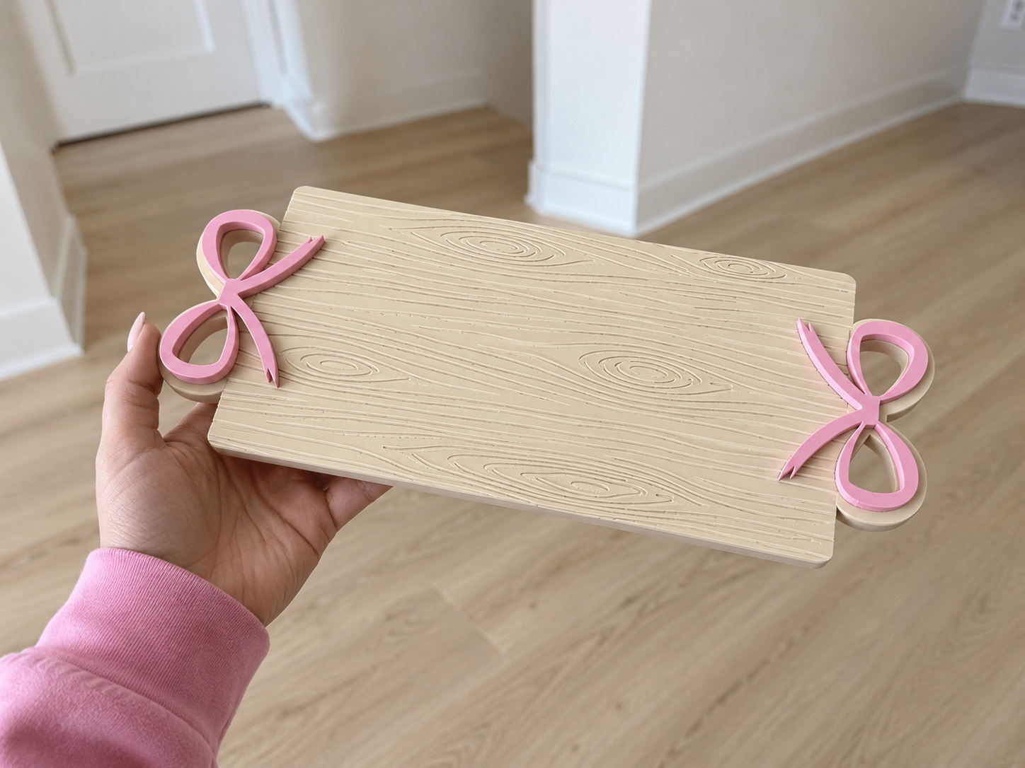 Cute Bow Serving Display Board Decor - 1