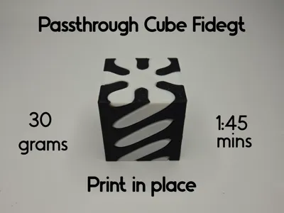 Passthrough Cube Fidget
