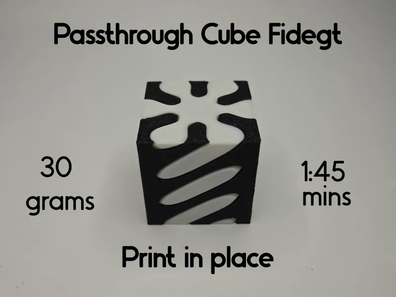 Passthrough Cube Fidget